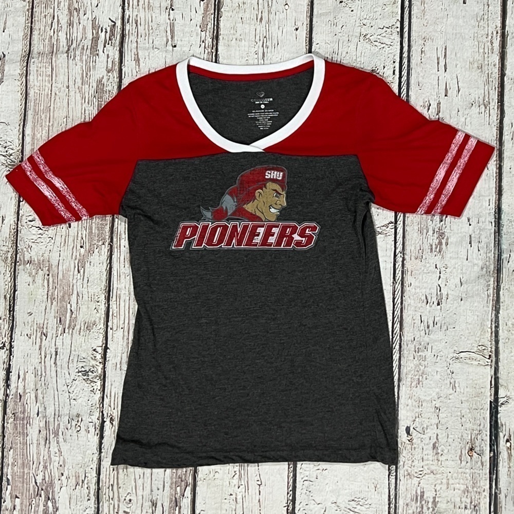 Sacred Heart University Pioneers Womens NCAA College Soft Tshirt